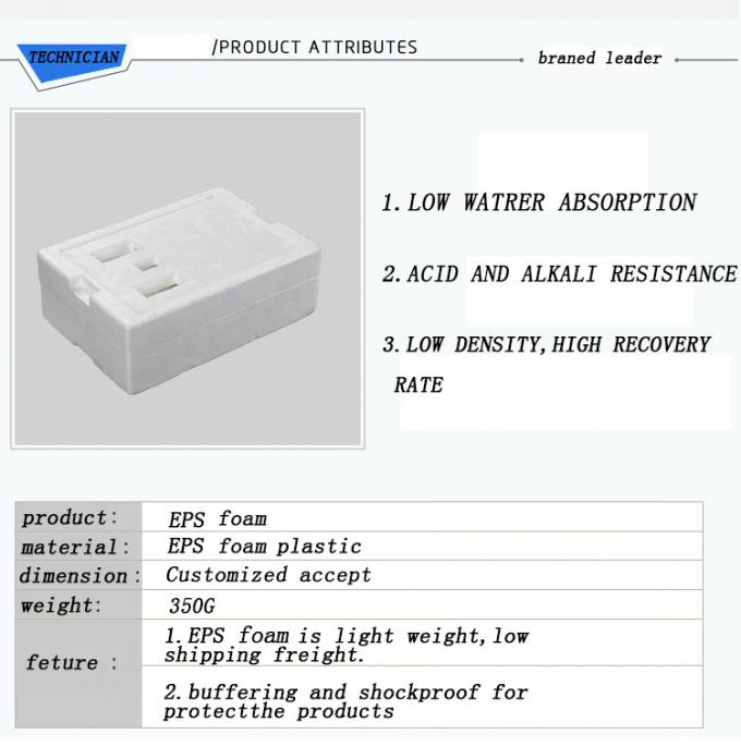 High Density Buffer EPS Foam Packaging 100mm Expanded Polystyrene Sheets