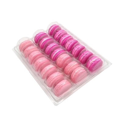 21pcs clamshell blister macaron box packaging macaron display tray macaron tray wholesale