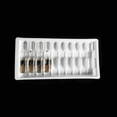 High Quality Plastic Ampoules Tray 1ml 2ml 5ml 10ml Plastic Clear Blister Packaging Vials Blister Tray Box