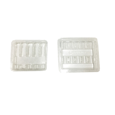 Clamshell Blister Plastic Ampoule Insert Packing Trays 1ml