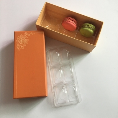 Varnishing Archaize Style Macaron Packaging Boxes SGS Printed Paper Box