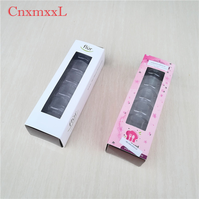 Paper UV Printing Cardboard Macarons Box Packaging With PET Inner Tray