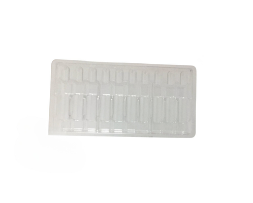 Injection Powder Oral Liquid Transparent Plastic Blister Tray Ampoule Bottle Water Needle 1ML 10pcs