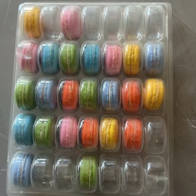 Macaron 35  Transparent Tray Packaging Handmade Box Macaron Packaging Chocolate Packaging Top And Bottom Cover Cake Packaging