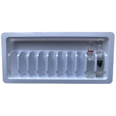 PET blister packaging tray 1ml 2ml water injection medicine ampoule tray custom wholesale