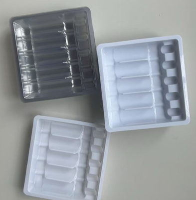 Custom 10ml Ampoules Inside Water Needle Lined Medicine Packaging Box With Xialin Bottle Injection Blister Packing Box