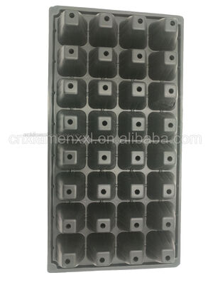 2mm thick 32-cell Plastic Seedling Tray for Forest Trees - Aging Resistant and Durable