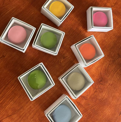 Eco-Friendly Transparent Macaron Packaging Box with Custom Printing for Gift and Display