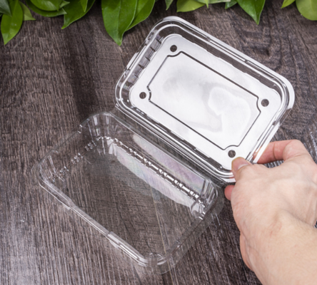 berry punnet box  food clamshell packaging  fruit takeout box rigid plastic fruit container  supermarket fruit box  fresh fruit packaging box