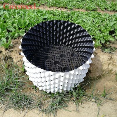 Outdoor Hydroponic White, Black Fast Growing 15 Gallon Root Tree Plants Air Root Pruning Container Made Of HDPE,PVC pot type