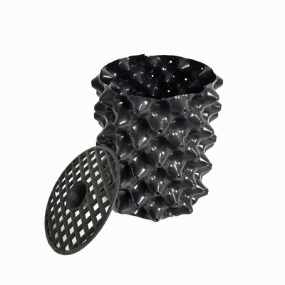 Toxic free and odourless plastic pot round hydroponics plant system is easy to use