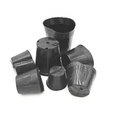 HDPE Plastic Nursery Pot Onion Seeds Growing Black Pots For Greenhouse