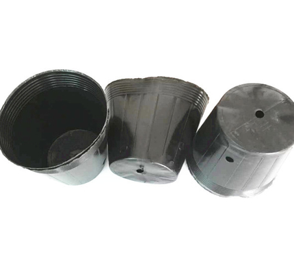 Manufactory custom design soft PS PVC plastic 1 gallon pots for tree flower seedlings