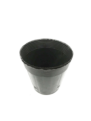 Custom Size Black PVC PS Plastic Soft Flower Nutrition Pot For Planting