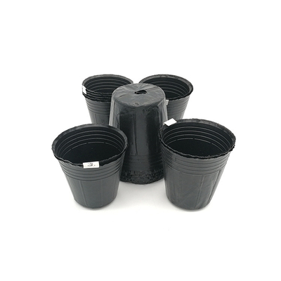 wholesale black soft plant plastic flower pots