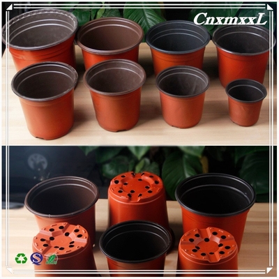 wholesale black  plastic soft blister flower seeds pot for Garden supplies