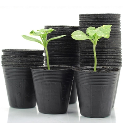 wholesale plastic  seedling tray , soft black pot  for Garden supplies