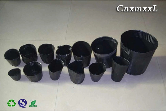 wholesale plastic  seedling tray , soft black pot  for Garden supplies