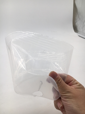Plastic clear soft flower nursery pot