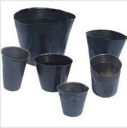 PE black nursery pot blow pots flower pot