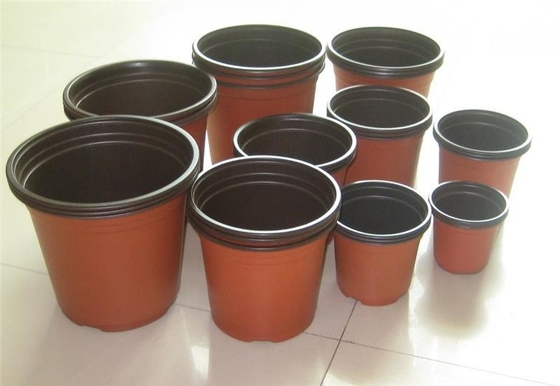 New Design 3 Inch Plastic Nursery Pots Soft Brown Colour Plastic Flower Pot