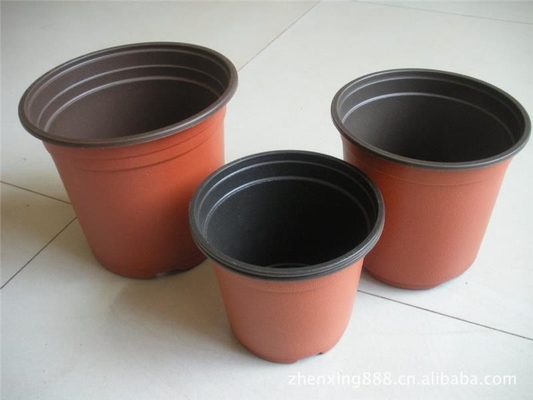 New Design 3 Inch Plastic Nursery Pots Soft Brown Colour Plastic Flower Pot