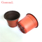 75pcs Flexible Sturdy Plastic Flower Pots HDPE Waterproof 6 Inch Plastic Pots