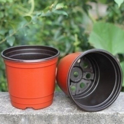 New style Black flower plant pot Plastic pots large plastic garden pots for plants