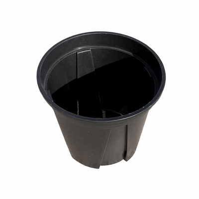 wholesale 2.5L black plastic pot garden plastic nursery gallon pot thick gallon bonsai pruning made of PP/HDPE