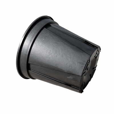 wholesale 2.5L black plastic pot garden plastic nursery gallon pot thick gallon bonsai pruning made of PP/HDPE