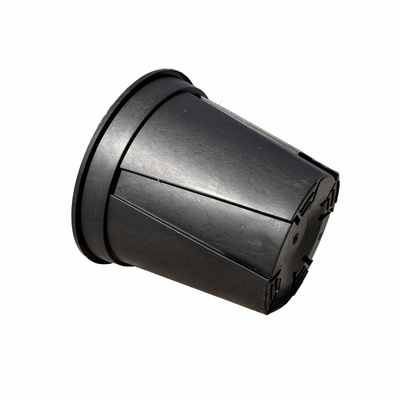 wholesale 2.5L black plastic pot garden plastic nursery gallon pot thick gallon bonsai pruning made of PP/HDPE
