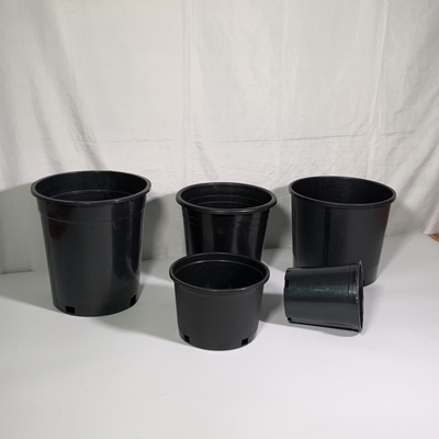 Durable Hard plastic 3 gallon pot black flower plant pots big nursery pots of PP/HDPE