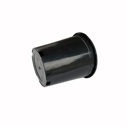 Durable Hard plastic 3 gallon pot black flower plant pots big nursery pots of PP/HDPE