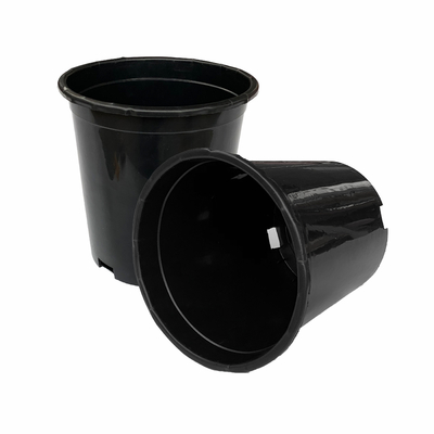 Durable Large 165mm Diameter Hard  Plastic Flower Pots 17cm Height