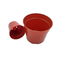 Red Round Plastic Flower Pots Nursery Pots For Gardening A Pot