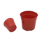 Red Round Plastic Flower Pots Nursery Pots For Gardening A Pot