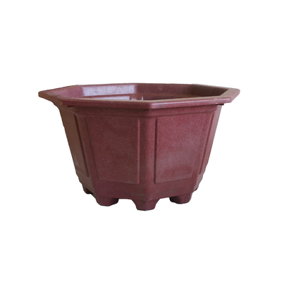 Octagon Plastic Plant Flower Pot Large Compression Process