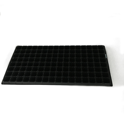 Plastic seeding trays with 32 50 72 128 200 holes made of pvc ps material