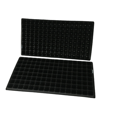 Plastic seeding trays with 32 50 72 128 200 holes made of pvc ps material