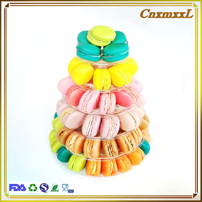 6 tier layer macaron tower packaging macaron tower box