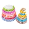 New macaron tower pyramid 13 tier plastic macaron tower display stand in lower price