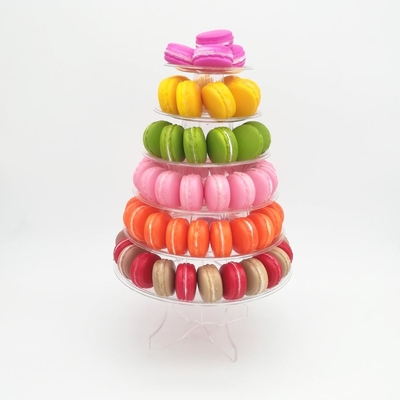 6 Tier Layer Macaron Tower 10 Tiers Macaron Tower Stand With Acrylic Bottom