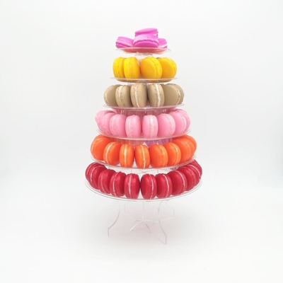 6 Tier Layer Macaron Tower 10 Tiers Macaron Tower Stand With Acrylic Bottom