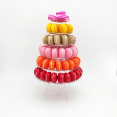 6 Tier Layer Macaron Tower 10 Tiers Macaron Tower Stand With Acrylic Bottom