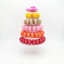 6 Tier Layer Macaron Tower 10 Tiers Macaron Tower Stand With Acrylic Bottom