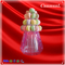 4-layers clear smaller macaron tower with 0.8 mm PVC stand with carrying case