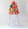OEM Clamshell 4 Tier Macaron Tower Display Stand For Cake Decoration