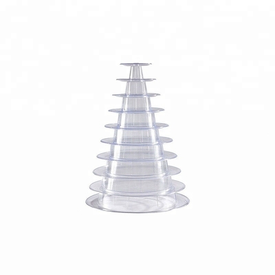 New Design 10 Tier Macaron Tower Disposable Food Tray