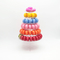 Eiffel Tower 6 Tier Plastic Macaron Stand 10 Inch Luxury Macaron Packaging