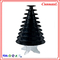 Stackable 10 Layer Plastic Macaron Packaging 0.8mm PVC Christmas Tree Macaron Tower